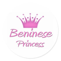 Beninese Princess Stickers