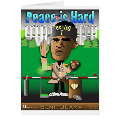 BenitObama Greeting Cards by danyoura