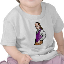 Benjamin Fanklin gentleman hands on hips Shirts