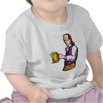 Benjamin Fanklin holding beer mug Tshirt