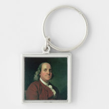 Benjamin Franklin, 1782 Key Chain