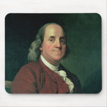 Benjamin Franklin, 1782 Mouse Pads