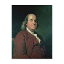 Benjamin Franklin, 1782 Postcard
