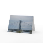 Benjamin Franklin Bridge Greeting Cards