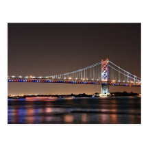 Benjamin Franklin Bridge Postcard