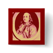 Benjamin Franklin Pinback Button