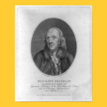 Benjamin Franklin By Claude Louis Desrais posters
