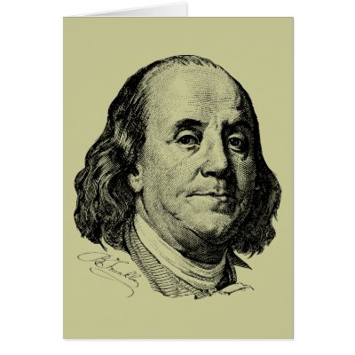 Benjamin Franklin Cards by AmericanElephant