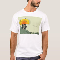 "Benjamin Franklin Erupts", 2000 t-shirts