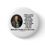 Benjamin Franklin Fond Of Reading Money Quote Pinback Buttons