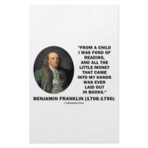 Benjamin Franklin Fond Of Reading Money Quote stationery by unfinishedpolis Benjamin Franklin Fond Of Reading Money Quote stationery