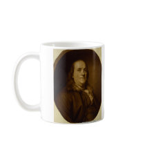 Benjamin Franklin Head and Shoulders Portrait Mugs
