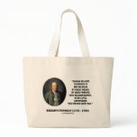Benjamin Franklin Human Felicity Advantages Quote Canvas Bag