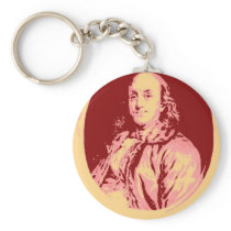 Benjamin Franklin Key Chain