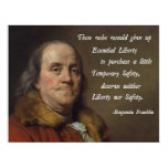 Benjamin Franklin Liberty posters