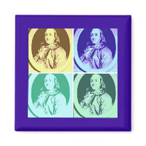 Benjamin Franklin Fridge Magnet