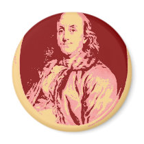 Benjamin Franklin Refrigerator Magnets