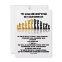 Benjamin Franklin Morals Of Chess Learn Foresight Personalized Announcements
