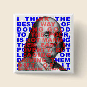 Benjamin Franklin Quote Button
