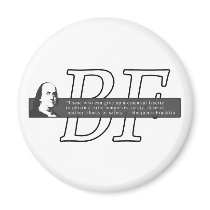Benjamin Franklin Quote Magnet