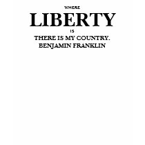 BENJAMIN FRANKLIN QUOTE - SHIRT