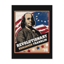 Benjamin Franklin Revolutionary Postcard