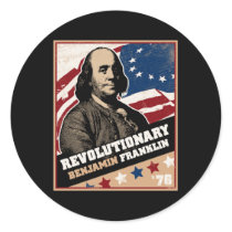 Benjamin Franklin Revolutionary Stickers