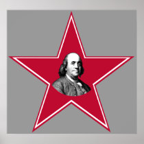 Benjamin Franklin Star Posters