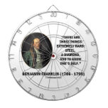 Benjamin Franklin tres cosas extremadamente difíci