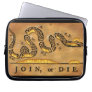 Benjamin Franklin's Join Or Die Political Cartoon Laptop Computer Sleeve
