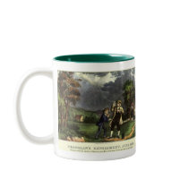 Benjamin Franklin's Lightning Experiment with Kite Mugs