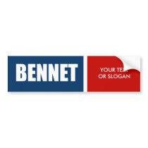 BENNET 2010 BUMPER STICKERS