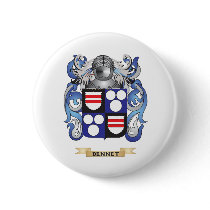 Bennet Coat of Arms (Family Crest) Pin