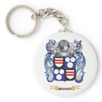 Bennet Coat of Arms (Family Crest) Keychain