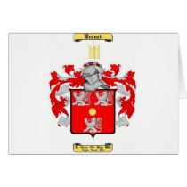 bennet (english) greeting card