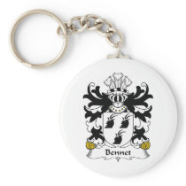 Bennet Family Crest Keychain