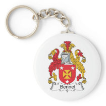 Bennet Family Crest Keychain