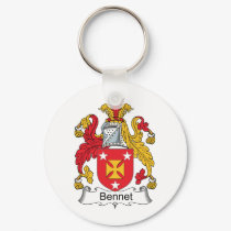 Bennet Family Crest keychains