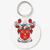 BENNET Family Crest keychains