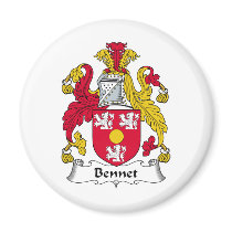 Bennet Family Crest magnets