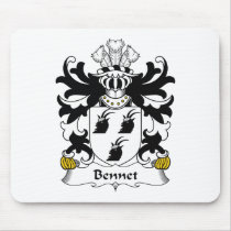 Bennet Family Crest Mouse Pad