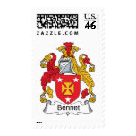 Bennet Family Crest postage