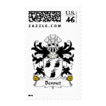 Bennet Family Crest postage