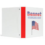 Bennet Patriotic American Flag 2010 Elections binders