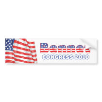 Bennet Patriotic American Flag 2010 Elections Bumper Stickers