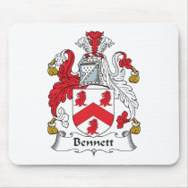 Bennett Family Crest mousepads