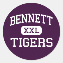 Bennett - Tigers - High School - Buffalo New York Sticker