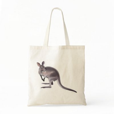 Bennetts Wallaby Tote Bag by twopurringcats