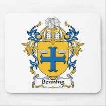 Benning Family Crest Mousepad