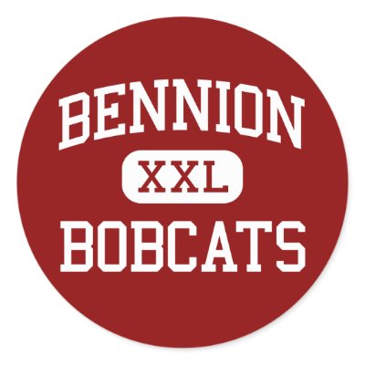 Bennion - Bobcats - Junior - Taylorsville Utah Stickers by customteamsportswear